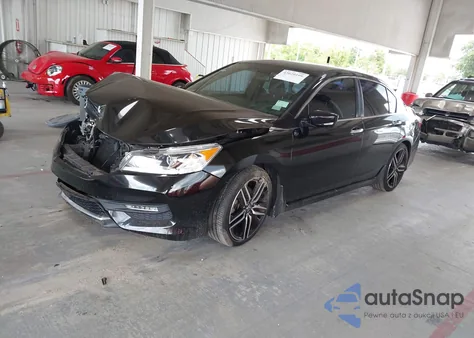 2017 Honda Accord Sport from USA, damaged, VIN 1HGCR2F59HA125541